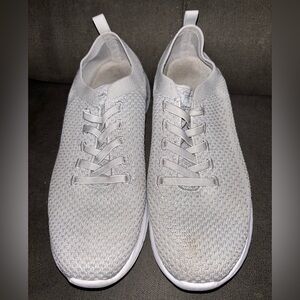 Skechers Light Gray Knit Slip-On Sneakers